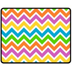 Chevron Pattern Design Texture Fleece Blanket (medium)  by Sapixe