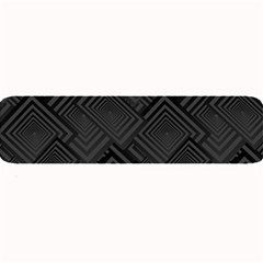 Diagonal Square Black Background Large Bar Mats by Sapixe