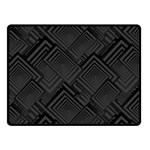 Diagonal Square Black Background Fleece Blanket (Small) 50 x40  Blanket Front