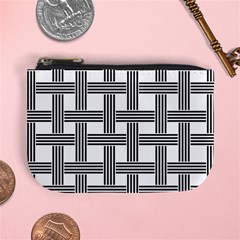 Seamless Stripe Pattern Lines Mini Coin Purse by Sapixe