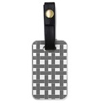 Seamless Stripe Pattern Lines Luggage Tag (one side) Front