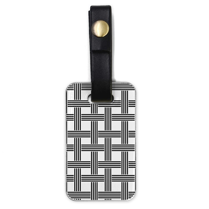 Seamless Stripe Pattern Lines Luggage Tag (one side)