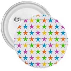 Star Pattern Design Decoration 3  Buttons