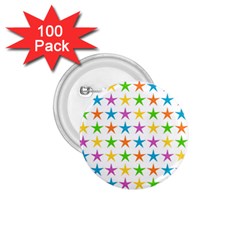 Star Pattern Design Decoration 1 75  Buttons (100 Pack)  by Sapixe