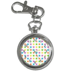 Star Pattern Design Decoration Key Chain Watches