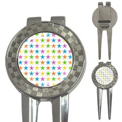 Star Pattern Design Decoration 3-in-1 Golf Divots