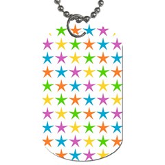 Star Pattern Design Decoration Dog Tag (One Side)