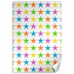 Star Pattern Design Decoration Canvas 12  x 18 