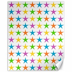 Star Pattern Design Decoration Canvas 11  X 14  by Sapixe