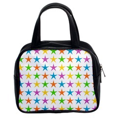 Star Pattern Design Decoration Classic Handbag (Two Sides)