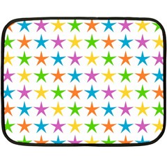 Star Pattern Design Decoration Fleece Blanket (Mini)