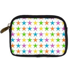 Star Pattern Design Decoration Digital Camera Leather Case