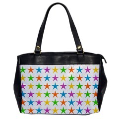 Star Pattern Design Decoration Oversize Office Handbag