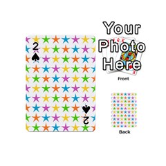 Star Pattern Design Decoration Playing Cards Double Sided (Mini)