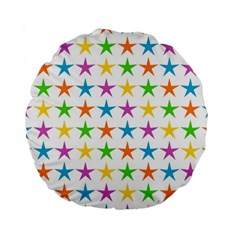 Star Pattern Design Decoration Standard 15  Premium Round Cushions