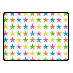 Star Pattern Design Decoration Double Sided Fleece Blanket (Small)  45 x34  Blanket Front