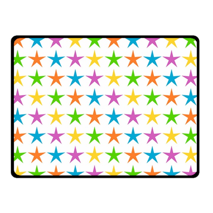 Star Pattern Design Decoration Double Sided Fleece Blanket (Small) 