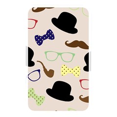 Moustache Hat Bowler Bowler Hat Memory Card Reader (rectangular) by Sapixe