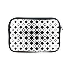 Square Diagonal Pattern Monochrome Apple Ipad Mini Zipper Cases by Sapixe