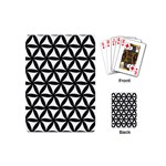 Pattern Floral Repeating Playing Cards (Mini) Back