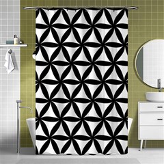 Pattern Floral Repeating Shower Curtain 48  X 72  (small) 