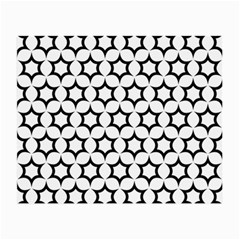 Pattern Star Repeating Black White Small Glasses Cloth