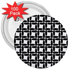 Ellipse Pattern Background 3  Buttons (100 Pack)  by Sapixe