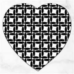 Ellipse Pattern Background Jigsaw Puzzle (heart) by Sapixe