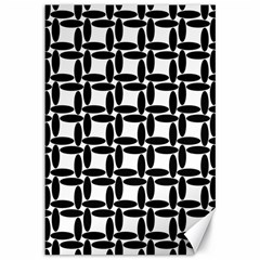 Ellipse Pattern Background Canvas 12  X 18 