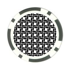 Ellipse Pattern Background Poker Chip Card Guard