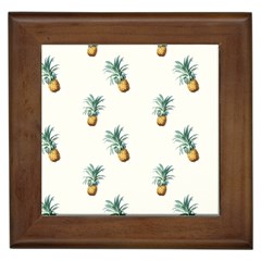 Pineapples pattern Framed Tiles