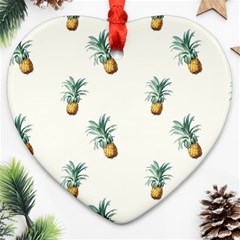 Pineapples pattern Ornament (Heart)