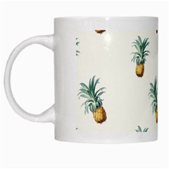 Pineapples pattern White Mugs