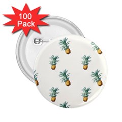 Pineapples pattern 2.25  Buttons (100 pack) 