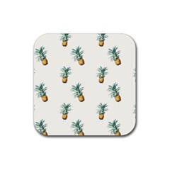 Pineapples pattern Rubber Coaster (Square) 