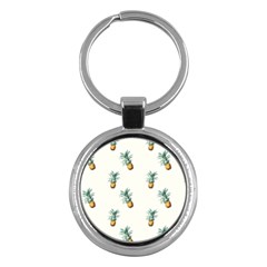 Pineapples pattern Key Chain (Round)