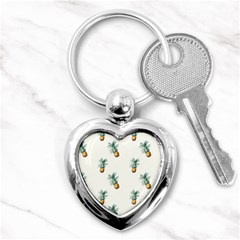 Pineapples pattern Key Chain (Heart)