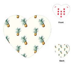 Pineapples pattern Playing Cards (Heart)