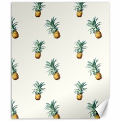 Pineapples pattern Canvas 8  x 10 