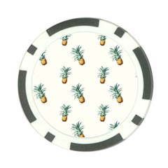 Pineapples pattern Poker Chip Card Guard