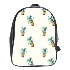 Pineapples pattern School Bag (Large)