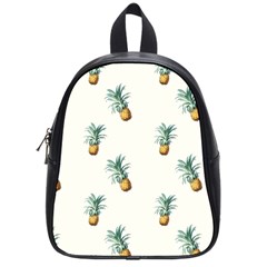 Pineapples pattern School Bag (Small)