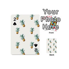 Pineapples pattern Playing Cards Double Sided (Mini)