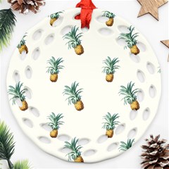 Pineapples pattern Ornament (Round Filigree)