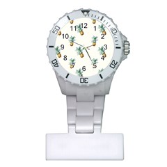 Pineapples pattern Plastic Nurses Watch