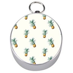 Pineapples pattern Silver Compasses