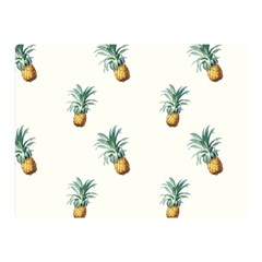 Pineapples pattern Double Sided Flano Blanket (Mini) 