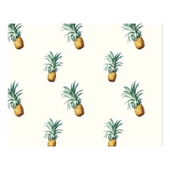 Pineapples pattern Double Sided Flano Blanket (Large) 