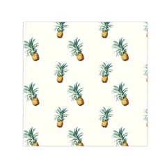 Pineapples pattern Small Satin Scarf (Square)