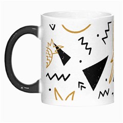 Black & gold pineapples Morph Mugs